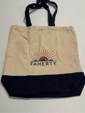 Faherty Canvas Tote Bag